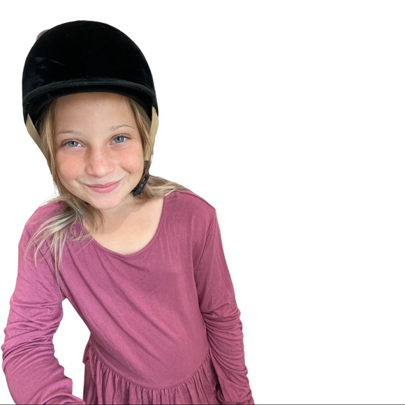 Troxel Black Velvet Show Helmet English 